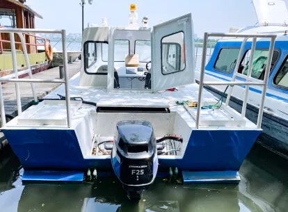 杭州西湖船外机电动巡逻艇船艇主要参数-3777金沙娱场城